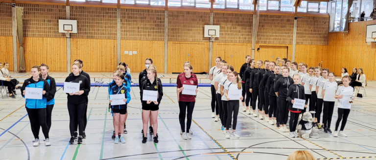 Einmarsch bayerische Einzel Meisterschaft 2023